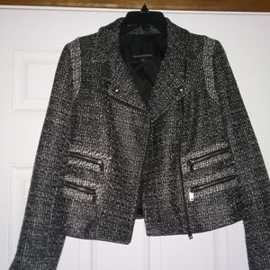 Banana Republic Tweed Moto Jacket orig $198